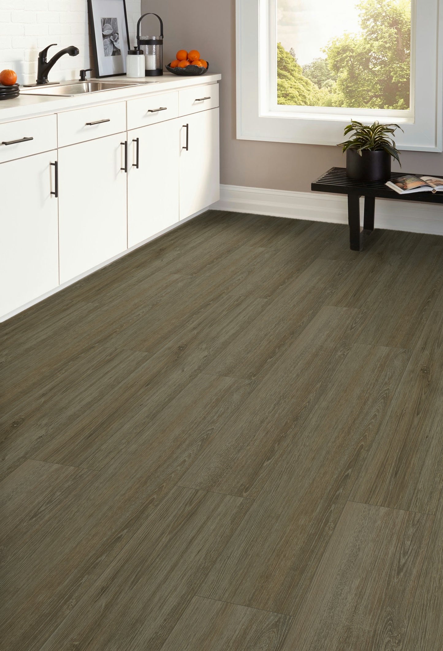 5mm Thick Rigid Core Vinyl Plank Flooring 7.87 in. Width x 60 in. Length (32.81 sq. ft. per box) - Lake House - Sample