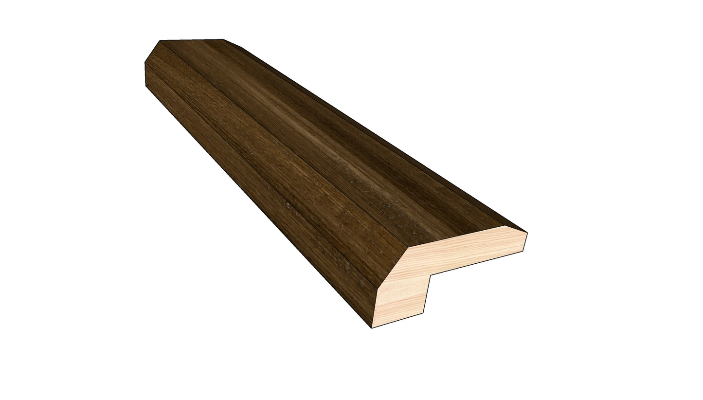 Roasted Cashew 0.523 in. Thick x 1.50 in. Width x 78 in. Length Hardwood Threshold Molding